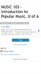 Mobile Screenshot of music-103.blogspot.com