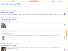 Tablet Screenshot of lifeofthebaxleys.blogspot.com