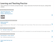 Tablet Screenshot of learningandteachingpractice.blogspot.com