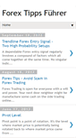Mobile Screenshot of forex-tipps-fuhrer.blogspot.com