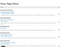 Tablet Screenshot of forex-tipps-fuhrer.blogspot.com