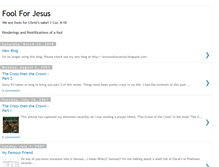 Tablet Screenshot of fool-4-jesus.blogspot.com