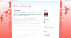 Desktop Screenshot of colorcotton.blogspot.com