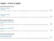 Tablet Screenshot of iapplelove.blogspot.com