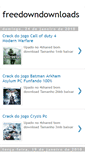 Mobile Screenshot of freedowndownloads.blogspot.com
