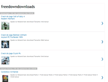 Tablet Screenshot of freedowndownloads.blogspot.com