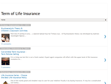 Tablet Screenshot of insurance-term.blogspot.com