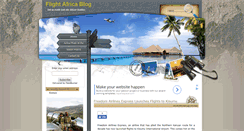 Desktop Screenshot of flightafrica.blogspot.com