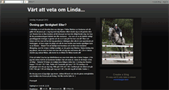 Desktop Screenshot of linda-tinglof.blogspot.com