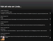 Tablet Screenshot of linda-tinglof.blogspot.com