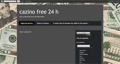 Desktop Screenshot of cazinofree24h.blogspot.com