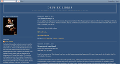 Desktop Screenshot of deusexlibrisproject.blogspot.com