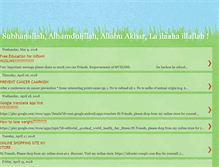 Tablet Screenshot of niloufer-muslimah.blogspot.com