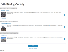 Tablet Screenshot of byuigeologysociety.blogspot.com
