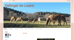 Desktop Screenshot of haflinger-colobrieres.blogspot.com