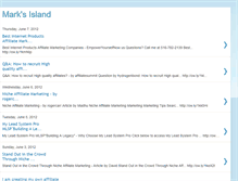 Tablet Screenshot of marksblogisland.blogspot.com
