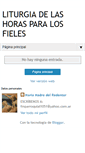 Mobile Screenshot of liturgiadelashorasparalosfieles.blogspot.com