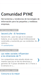 Mobile Screenshot of comunidadpyme.blogspot.com