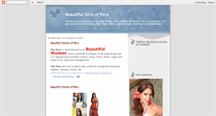 Desktop Screenshot of girlsperu.blogspot.com