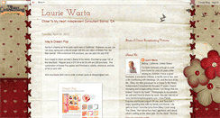 Desktop Screenshot of lauriewarta.blogspot.com