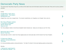 Tablet Screenshot of democraticpartynews.blogspot.com