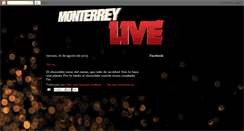 Desktop Screenshot of monterreylive.blogspot.com