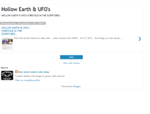 Tablet Screenshot of hollowearthufo.blogspot.com