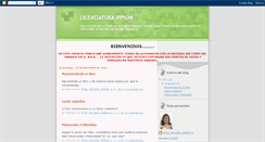 Desktop Screenshot of licenciaturaippson.blogspot.com