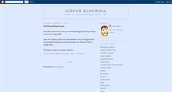 Desktop Screenshot of libyanblogs.blogspot.com