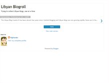 Tablet Screenshot of libyanblogs.blogspot.com