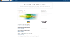 Desktop Screenshot of creditexpress.blogspot.com