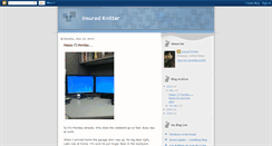 Desktop Screenshot of insuredknitter.blogspot.com