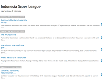 Tablet Screenshot of indonesiansoccerleague.blogspot.com