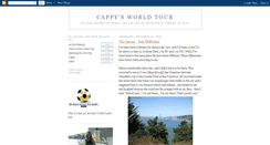 Desktop Screenshot of cappysworldtrip.blogspot.com