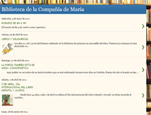 Tablet Screenshot of bibliociamaria.blogspot.com
