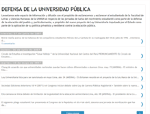 Tablet Screenshot of defensadelauniversidadpublica.blogspot.com