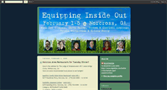 Desktop Screenshot of equippinginsideout.blogspot.com
