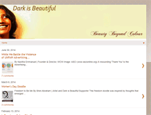 Tablet Screenshot of darkisbeautiful.blogspot.com