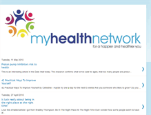 Tablet Screenshot of loisatmyhealthnetwork.blogspot.com