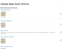 Tablet Screenshot of antiquemapssouthamerica.blogspot.com
