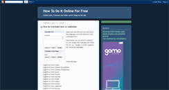 Desktop Screenshot of howtodoitonline.blogspot.com