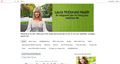 Desktop Screenshot of lauramcdonaldhealth.blogspot.com