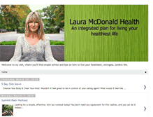 Tablet Screenshot of lauramcdonaldhealth.blogspot.com