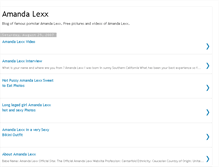 Tablet Screenshot of amandalexxblog.blogspot.com