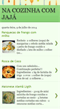 Mobile Screenshot of nacozinhacomjaja.blogspot.com