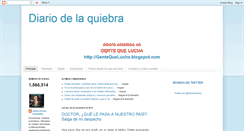 Desktop Screenshot of diario-de-la-quiebra.blogspot.com