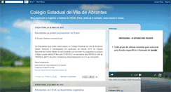 Desktop Screenshot of colegioestadualdeviladeabrantes.blogspot.com