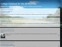 Tablet Screenshot of colegioestadualdeviladeabrantes.blogspot.com