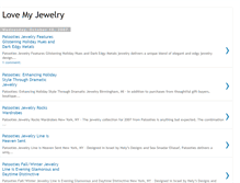 Tablet Screenshot of lovemyjewelry.blogspot.com