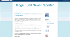 Desktop Screenshot of hedgefundnewsreporter.blogspot.com